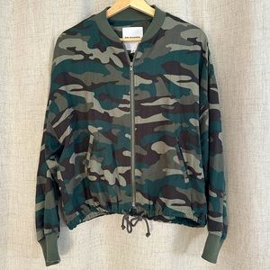 BB Dakota Army Green Camo Bomber Jacket